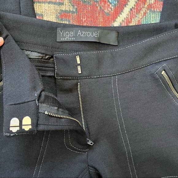 Yigal Azrouel New York Pants Knit Wool Blend Pant 2 - Picture 6 of 8